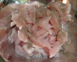 Foto del paso 1 de la receta Macarrones con salsa picante de pollo y tomate con thermomix