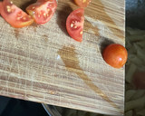 Foto del paso 2 de la receta: Macarrones con gambones al ajillo y cherrys