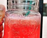 A picture of step 6 of Watermelon drink.