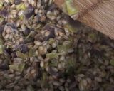 A picture of step 5 of Leek spelt risotto.