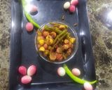 A picture of step 11 of Karonda pickle.