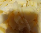 A picture of step 1 of Aloo fry.