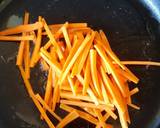 Sausage Carrots Mixed Pepper stir fry recipe step 1 photo