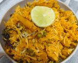 A picture of step 7 of Hyderabadi Biryani.