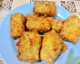 Foto langkah ke 4 dari resep Tempe goreng isi rebon pedas.