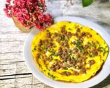 Hình bước làm 6 của món Trứng Gà Chiên Thịt Bò
