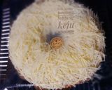 Foto langkah ke 5 dari resep Bolu Pisang Panggang (top : keju) 4 telur.