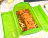 Foto del paso 3 de la receta: Salmón en microondas con sus patatas y en 15 minutos