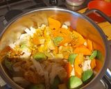 A picture of step 5 of Colourfull spicy winterveg.
