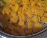 Foto langkah ke 1 dari resep Kue Talam Labu Kuning aka Pumpkin - resep kue anti gagal untuk pemula.