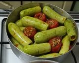 صورة لخطوة 1 من وصفة محشي ورق العنب و الكوسة 🍲