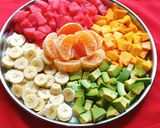 A picture of step 1 of Mix Fruit Platter.