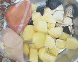 Lambi began and Patato Achari mazedar salan recipe step 1 photo