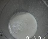 A picture of step 2 of 2 minutes Pineapple Banana Coconut Milk Smoothie.