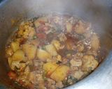 A picture of step 3 of Aloo Gobhi with mix Sabzi.