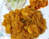 A picture of step 13 of Prawn Pulao.