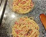 Foto del paso 4 de la receta: One-pot pasta. Foratti con jamón y champiñones