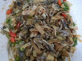 Tumis Jantung Pisang Pedas
