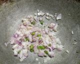A picture of step 1 of Aloo Methi.