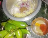 भरवा मिर्ची (bharwan mirchi recipe in Hindi) रेसिपी चरण 1 फोटो