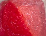 Foto langkah ke 3 dari resep Strawberry Sago Jelly.