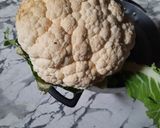 Foto del paso 1 de la receta: Coliflor al vapor (2 sabores) en cazuelas