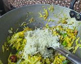 A picture of step 4 of Rice is Nice Mango and Amla Rice with side dish vegetable Avial.