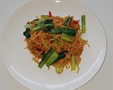 Foto langkah ke 3 dari resep Mie tek tek goreng.