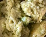 A picture of step 1 of Brocolli tikki.