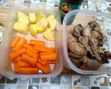Foto langkah ke 1 dari resep Semur Gurih Ati Ampela simpel mantap, baby friendly / mpasi / umum.