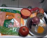 A picture of step 1 of Masoor Dal and Bottle Gourd with Onion-Tomato Tadka.