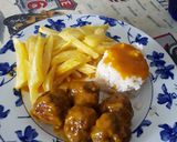 Foto del paso 14 de la receta Albóndigas con salsa amarilla tipo española