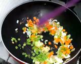 A picture of step 1 of Restaurant Style veg schezwan rice.