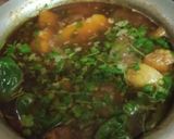 A picture of step 4 of Aloo gosht.