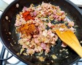 Foto del paso 5 de la receta: Espaguetis con lacón, pimentón y vino tinto {a tope de sabor}🍝