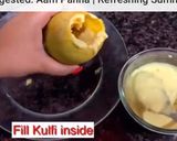 A picture of step 7 of Stuffed Mango Kulfi.