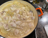 Foto del paso 5 de la receta: Cocochas (kokotxas) de bacalao frescas a la Vizcaína con gambas rojas