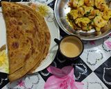 A picture of step 6 of Desi Nashta.