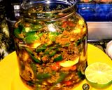 A picture of step 3 of Green Chilli And Garlic Pickle.