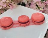 Foto del paso 11 de la receta: Macarrons con mermelada de Jamaica
