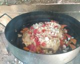 Foto del paso 3 de la receta: Pollo al disco con crema y vino blanco