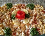 A picture of step 4 of Chickpea Fatteh.