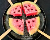 A picture of step 5 of Watermelon Rose Condensed Milk Ice cream - Summer Special.