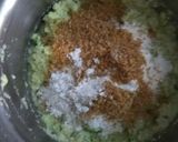 A picture of step 1 of Falafel with Father Bread.