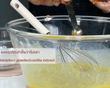 รูปขั้นตอนการทำที่ 3 ของ เค้กฟักทองแป้งโฮลวีทนึ่งและอบเพื่อสุขภาพ