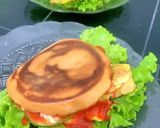 Foto langkah ke 3 dari resep Burger telurJumat Simple.