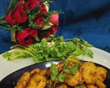 फ्राईड मसाला आलू (fried masala aloo recipe in Hindi) रेसिपी चरण 6 फोटो