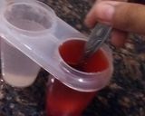 A picture of step 3 of Jam-e-shirin popcicles and malai popcicles.