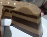 Foto langkah ke 3 dari resep Puding lapis chocolate cappuccino.