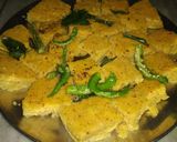 A picture of step 4 of Indian Dhokla.